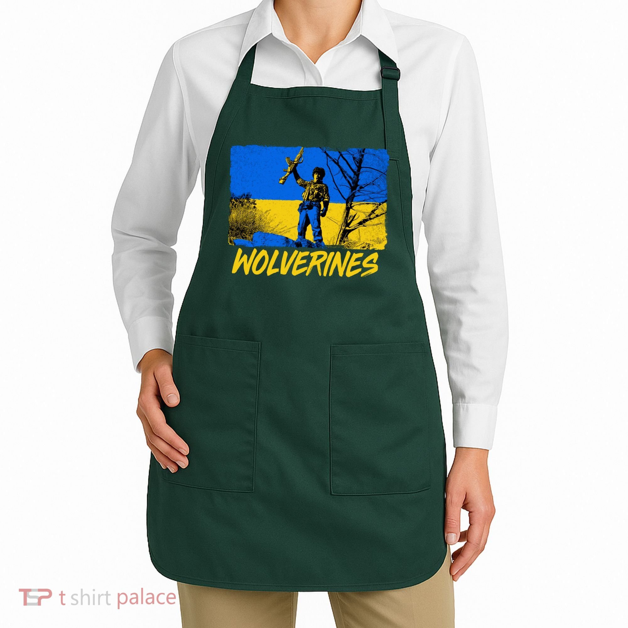 Ukraine Wolverines Apron