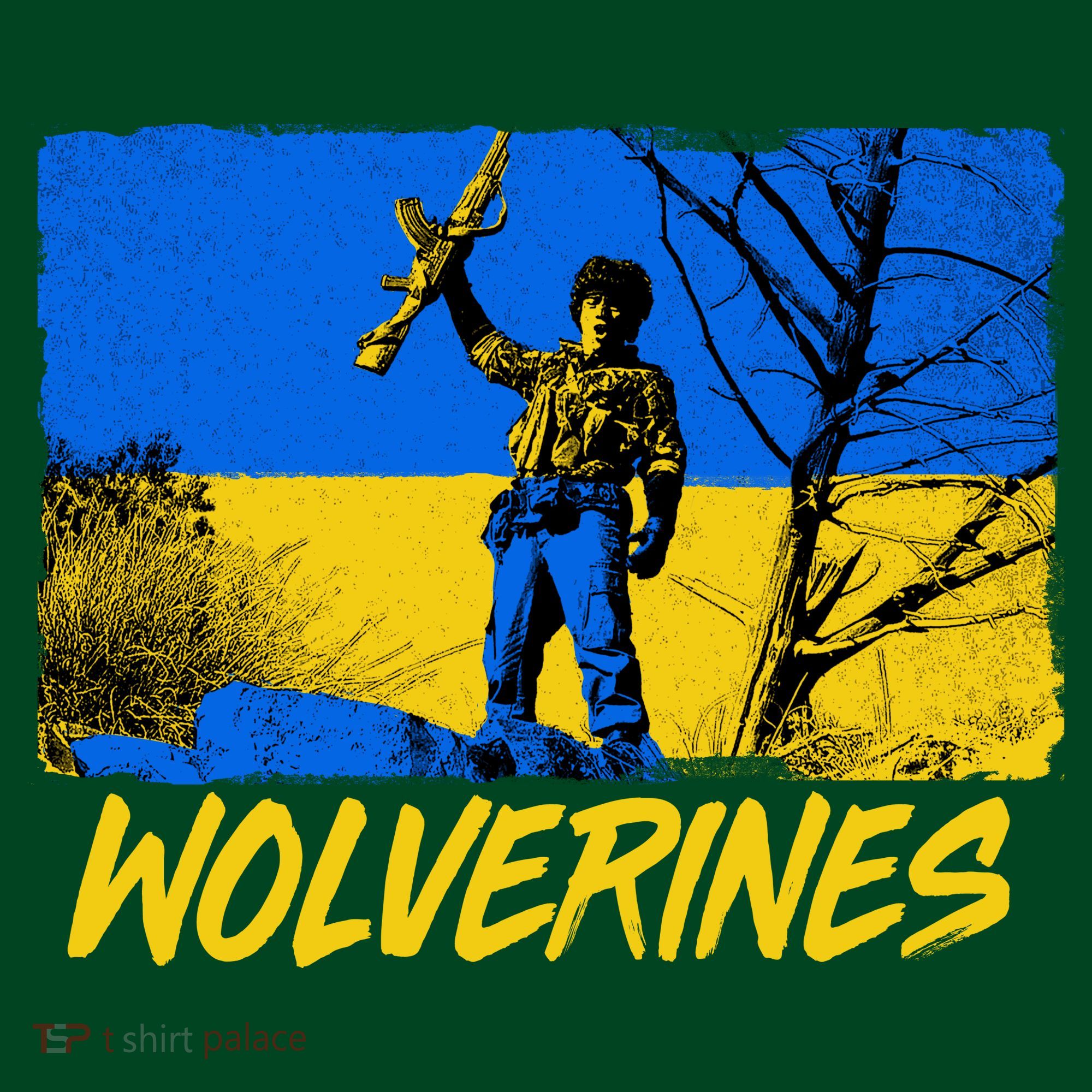 Ukraine Wolverines Visor