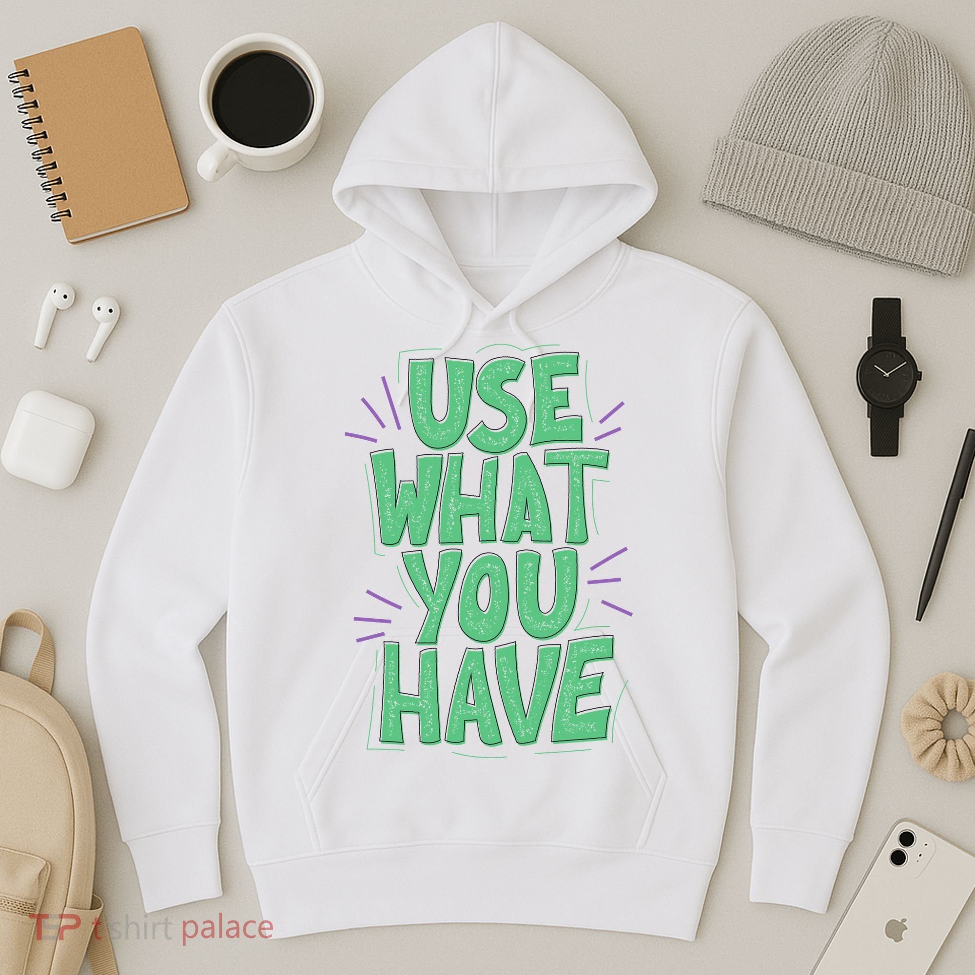 Use What You Have Earth Day Hoodie