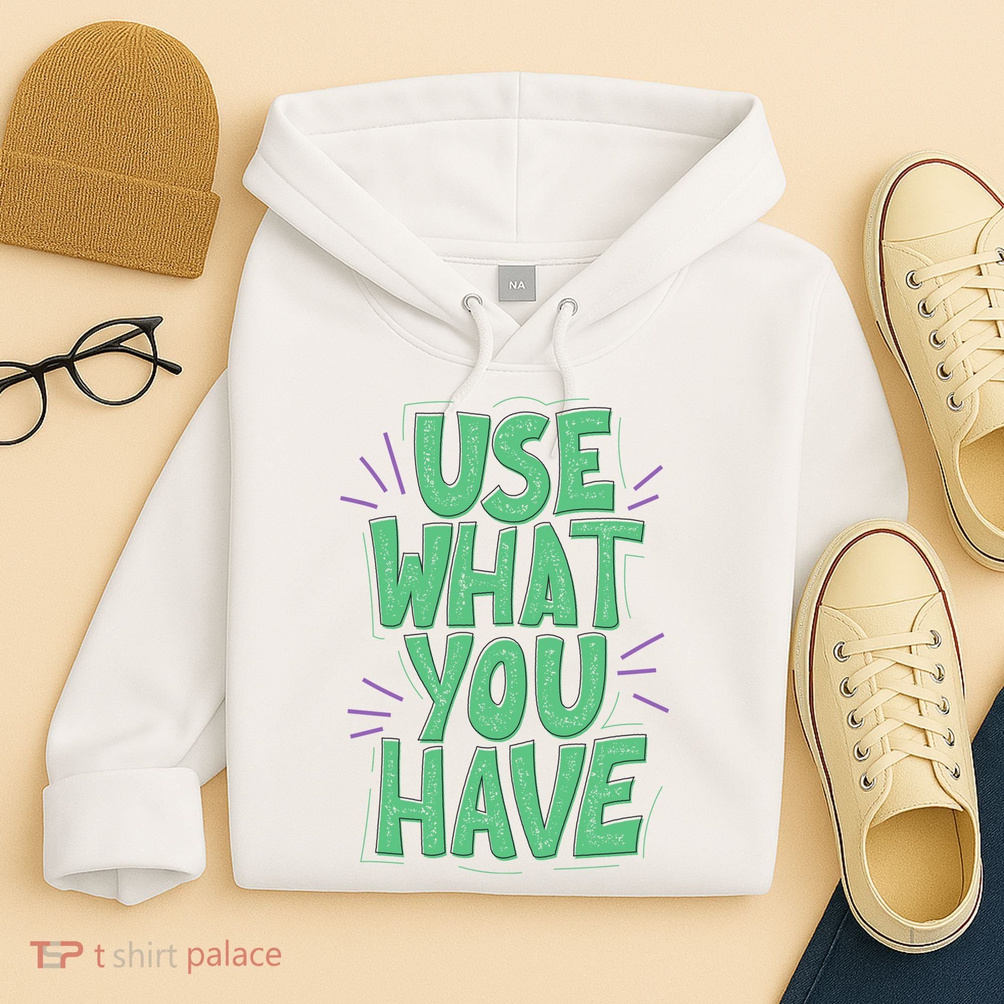 Use What You Have Earth Day Hoodie