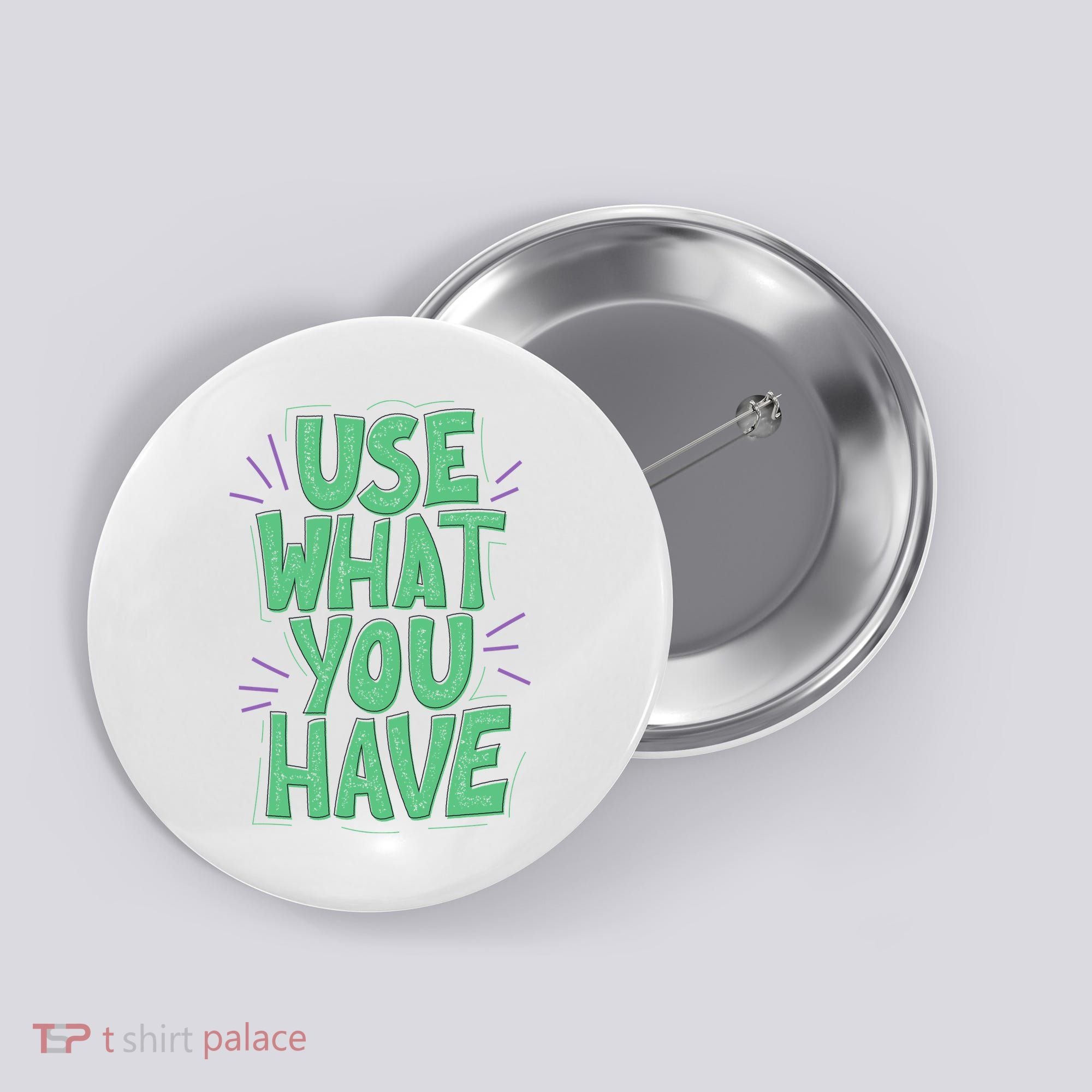 Use What You Have Earth Day Button
