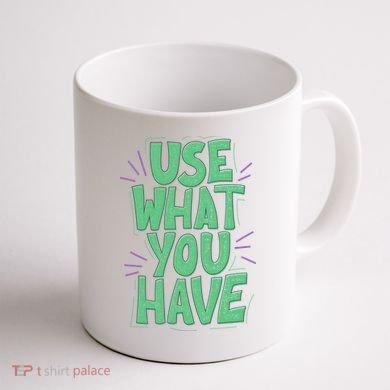 Use What You Have Earth Day Coffee Mug back