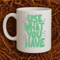 Use What You Have Earth Day Coffee Mug thumb 2