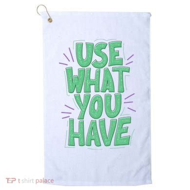 Use What You Have Earth Day Golf Towel