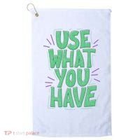 Use What You Have Earth Day Golf Towel thumb 0