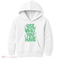 Use What You Have Earth Day Kids Hoodie thumb 0