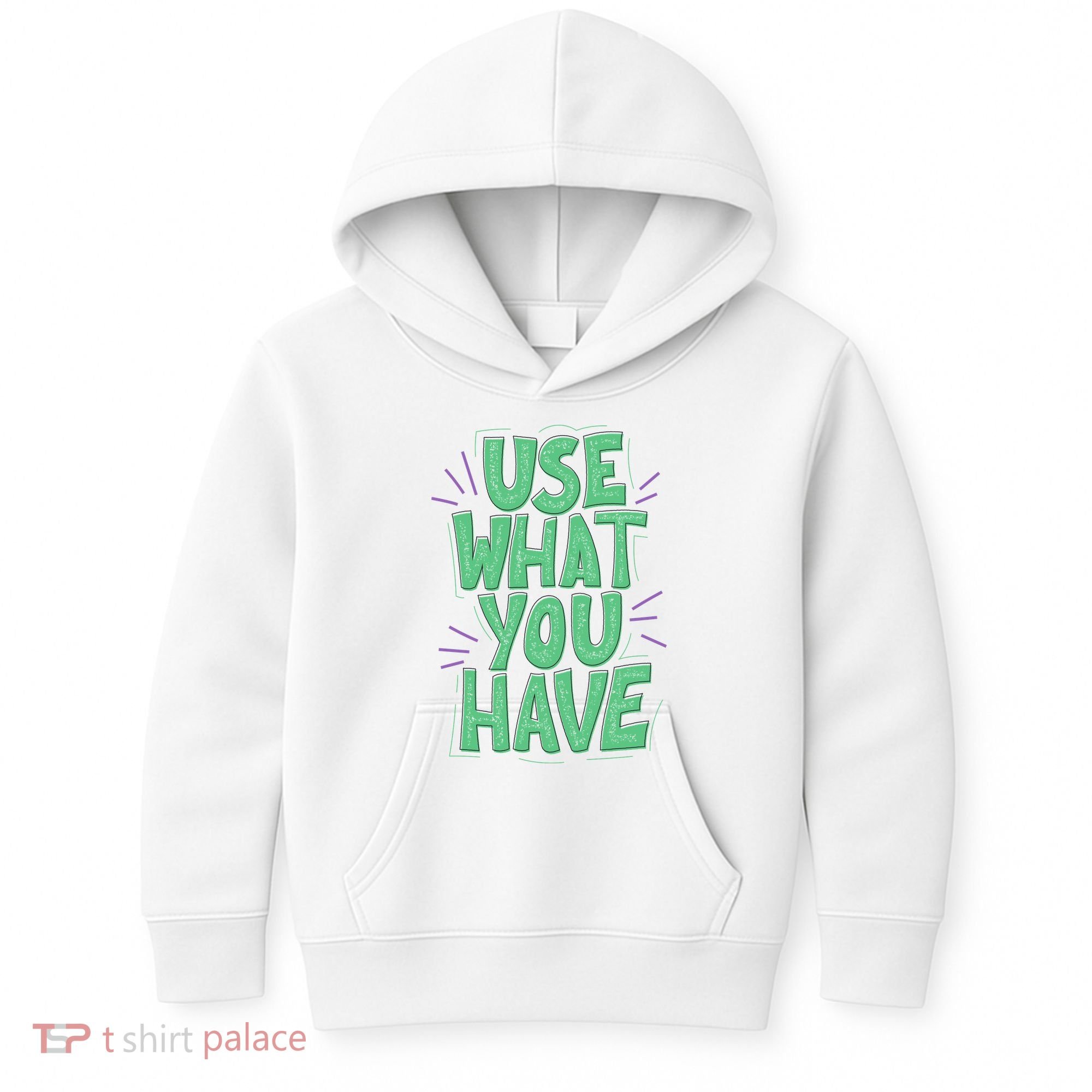 Use What You Have Earth Day Kids Hoodie