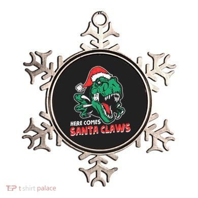 Ugly Xmas Dinosaur Here Comes Santa Claws Claus Gift Ornament