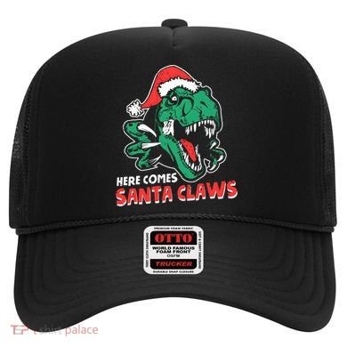 Ugly Xmas Dinosaur Here Comes Santa Claws Claus Gift Hat