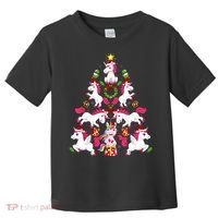 Unicorn Xmas Lighting Tree Unicorn Christmas Toddler T-Shirt thumb 0