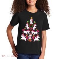 Unicorn Xmas Lighting Tree Unicorn Christmas Kids T-Shirt thumb 2