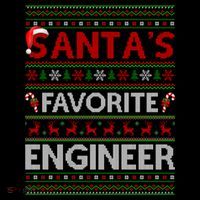 Ugly Xmas Lighting SantaS Favorite Engineer Christmas Gift Coffee Mug thumb 5