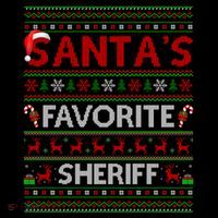 Ugly Xmas Lighting SantaS Favorite Sheriff Christmas Cute Gift Coffee Mug thumb 5