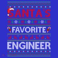 Ugly Xmas Lighting Santa's Favorite Engineer Christmas Gift Tank Top thumb 6