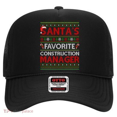 Ugly Xmas SantaS Favorite Construction Ager Christmas Gift Hat