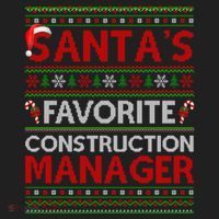 Ugly Xmas SantaS Favorite Construction Ager Christmas Gift Hat thumb 2