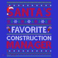 Ugly Xmas SantaS Favorite Construction Ager Christmas Gift Sweatshirt thumb 3