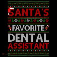 Ugly Xmas SantaS Favorite Dental Assistant Christmas Cool Gift Coffee Mug thumb 5