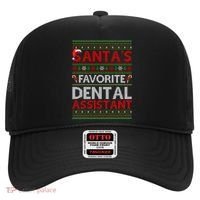 Ugly Xmas SantaS Favorite Dental Assistant Christmas Cool Gift Hat thumb 0