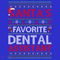 Ugly Xmas SantaS Favorite Dental Assistant Christmas Cool Gift Mousepad thumb 1