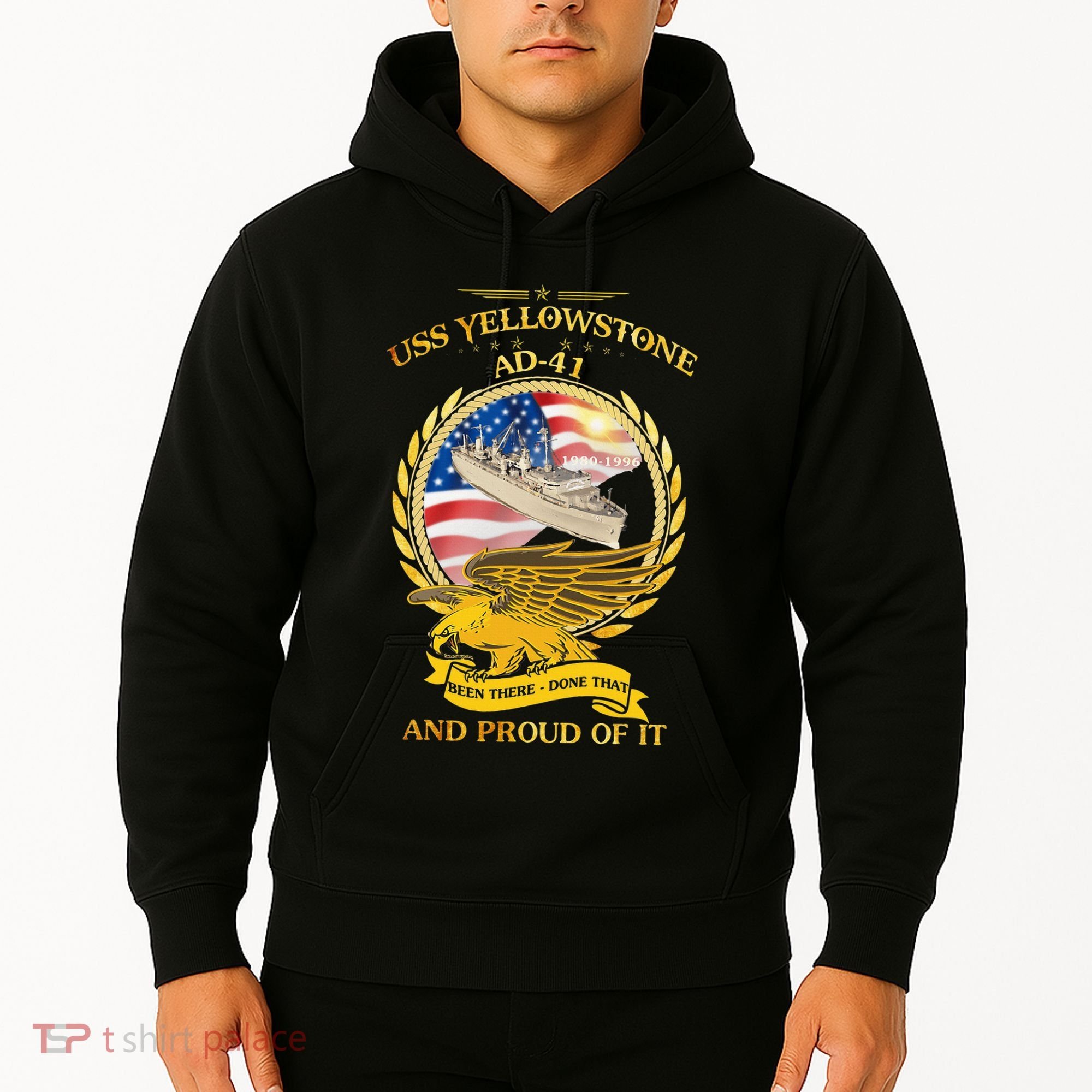 Uss Yellowstone (Ad41) 19801996 Hoodie