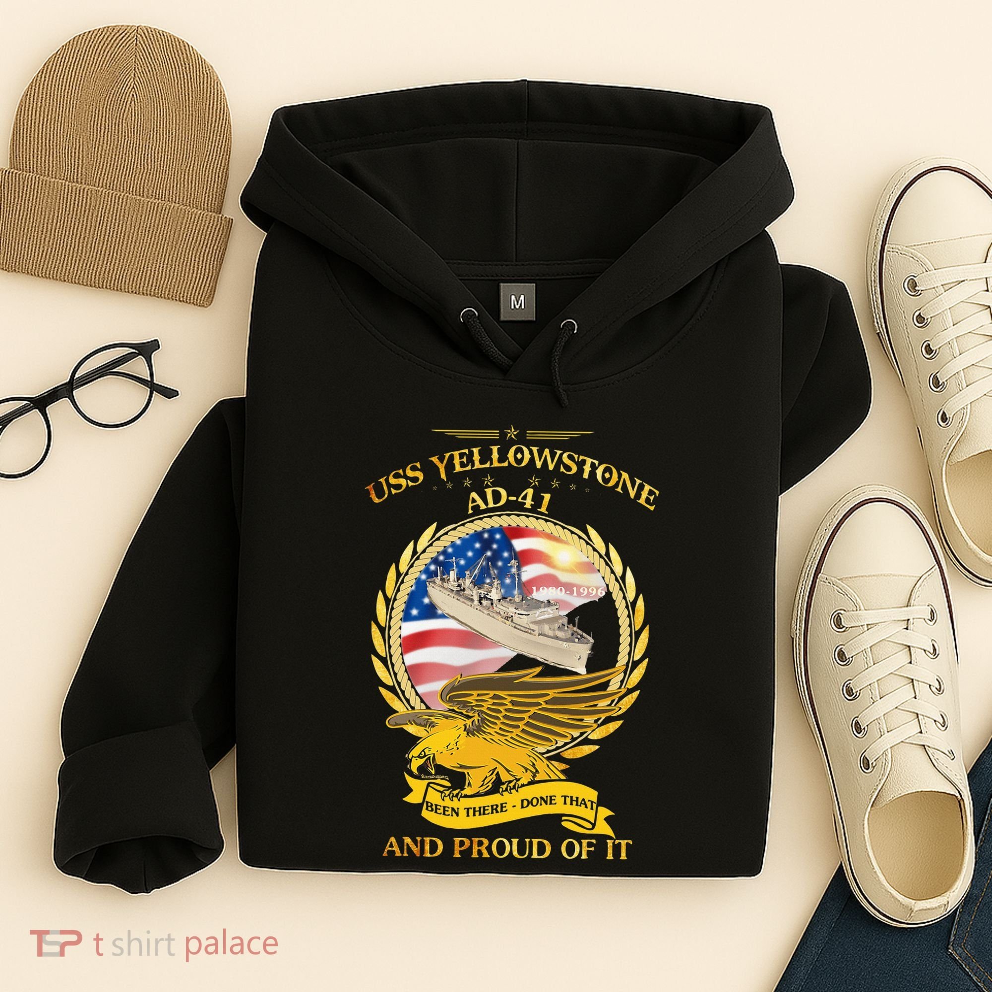 Uss Yellowstone (Ad41) 19801996 Hoodie