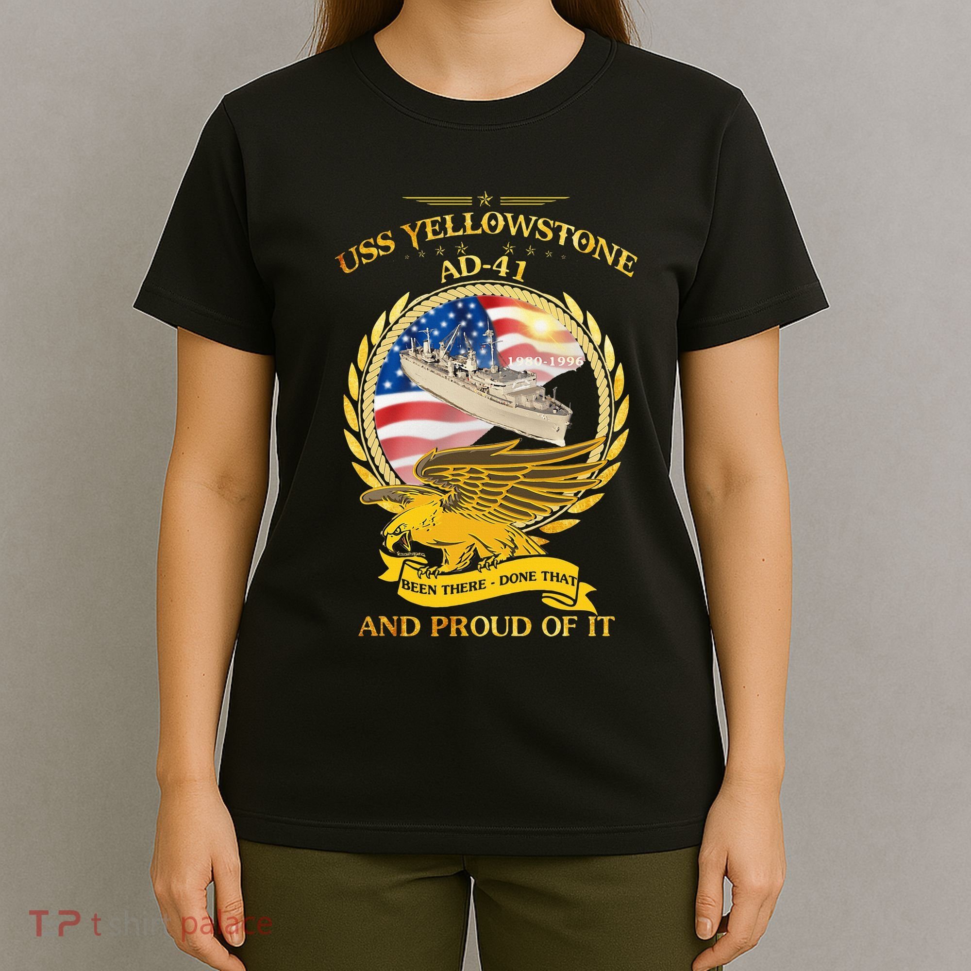Uss Yellowstone (Ad41) 19801996 T-Shirt