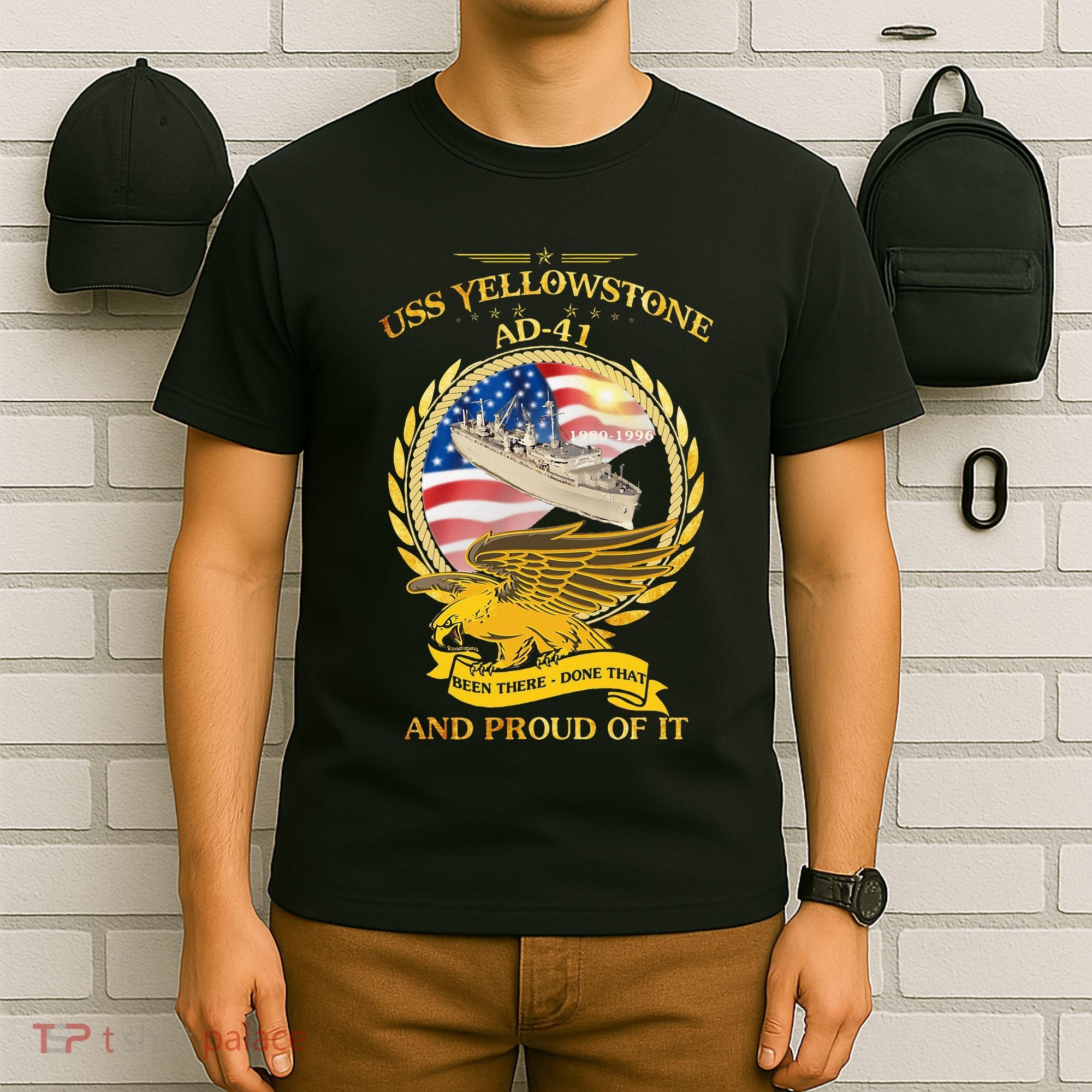 Uss Yellowstone (Ad41) 19801996 T-Shirt