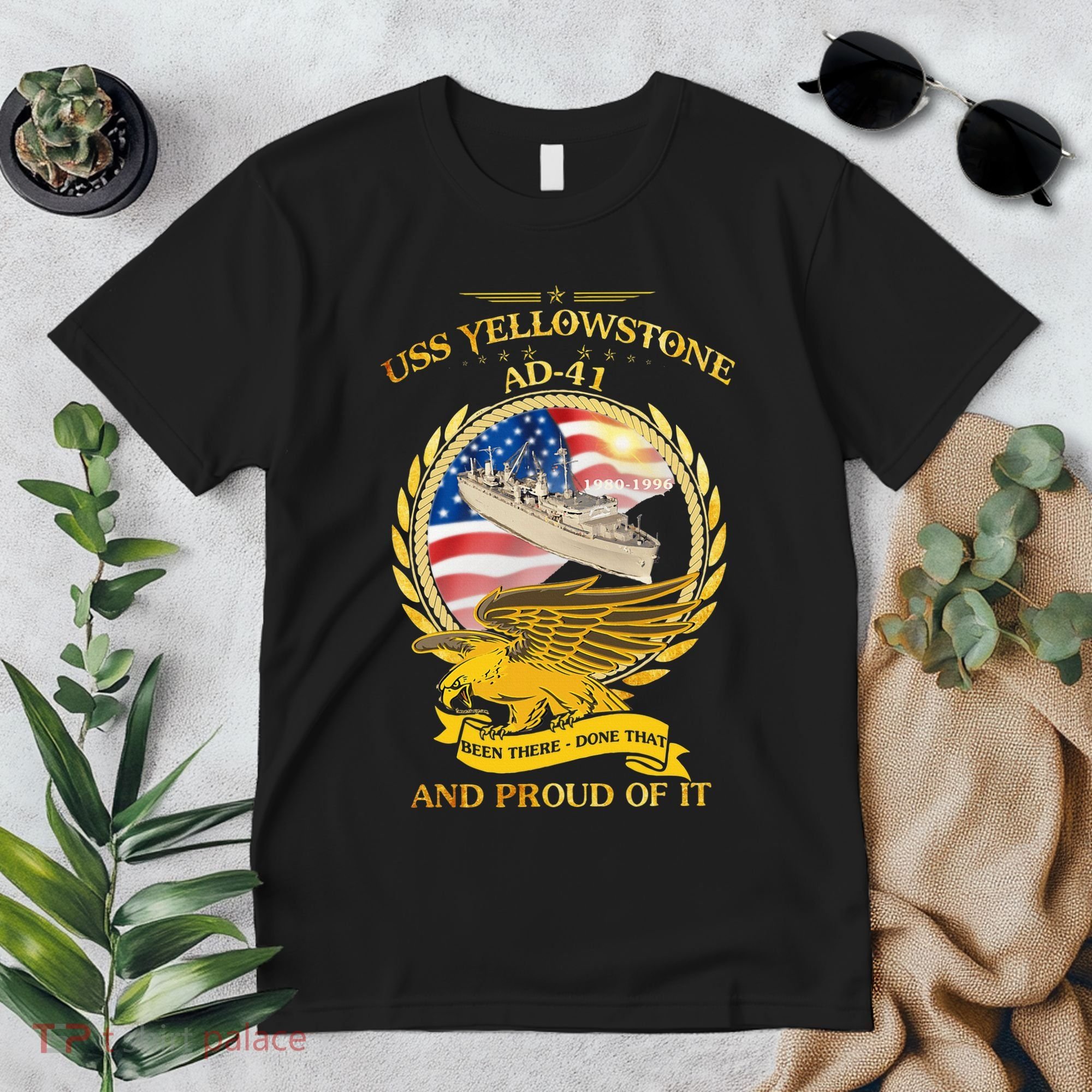 Uss Yellowstone (Ad41) 19801996 Premium T-Shirt