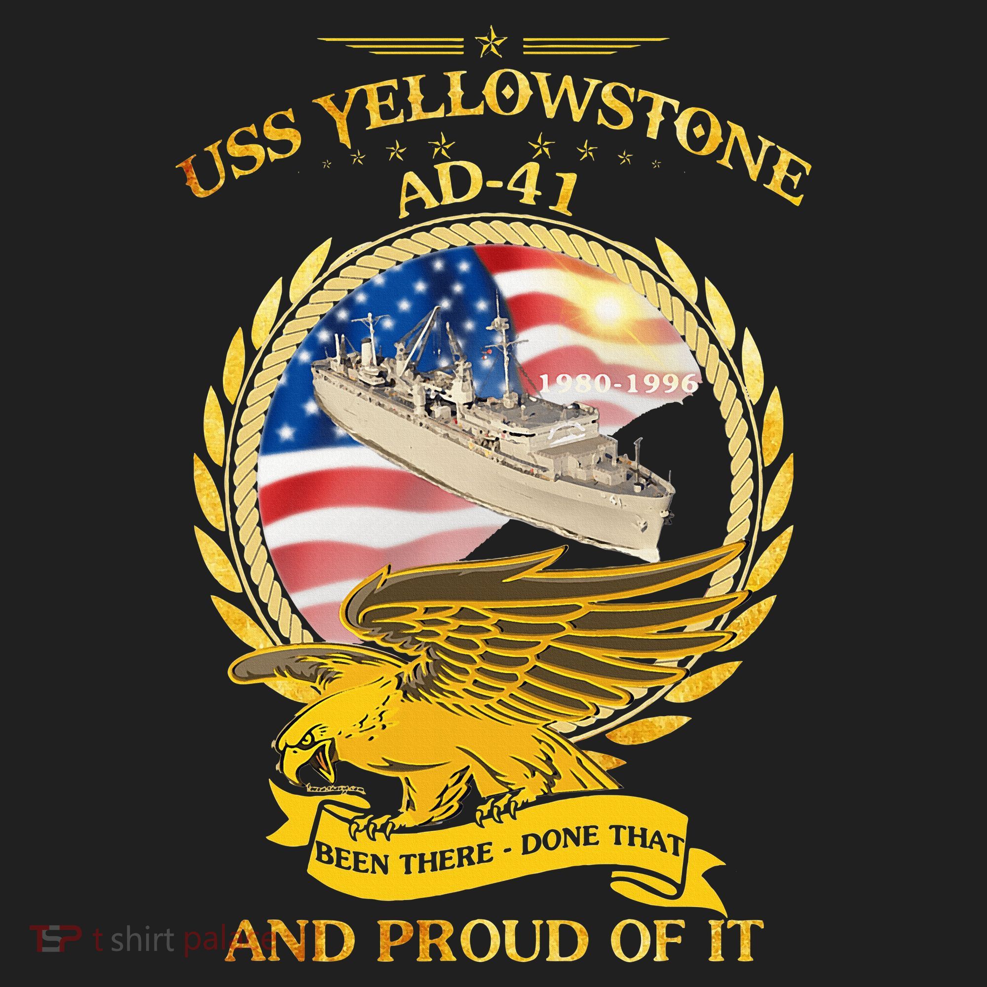 Uss Yellowstone (Ad41) 19801996 Hat