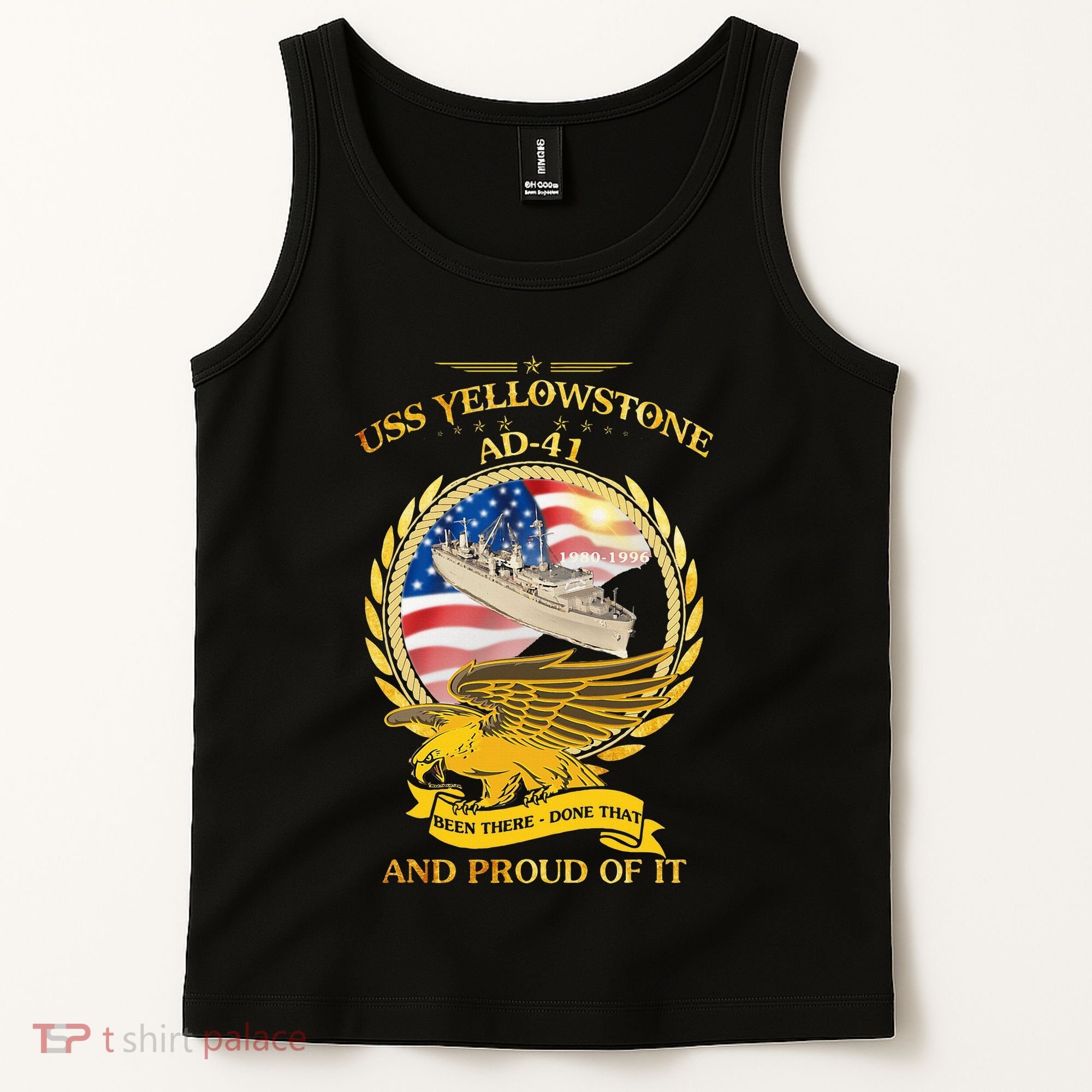 Uss Yellowstone (Ad41) 19801996 Tank Top