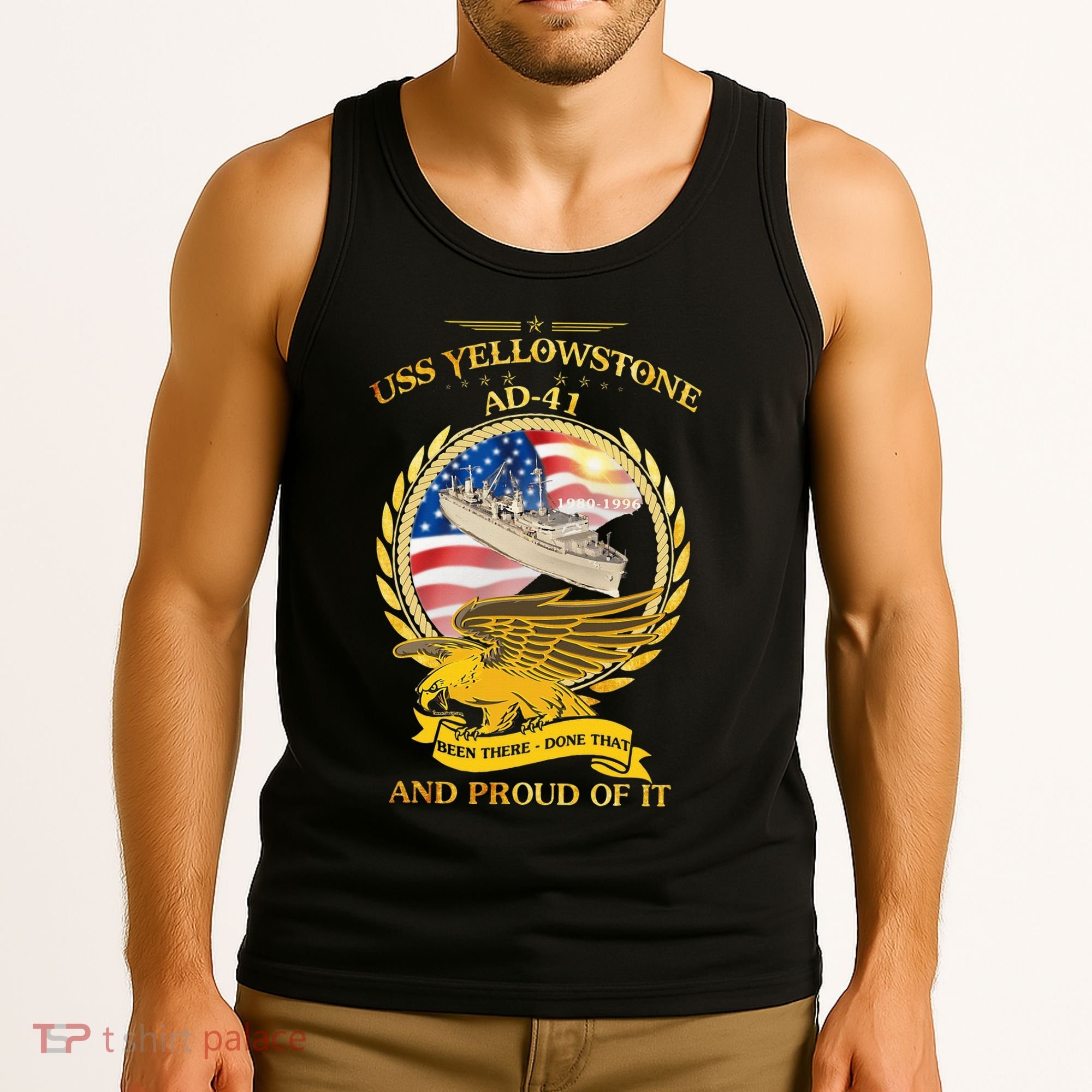 Uss Yellowstone (Ad41) 19801996 Tank Top