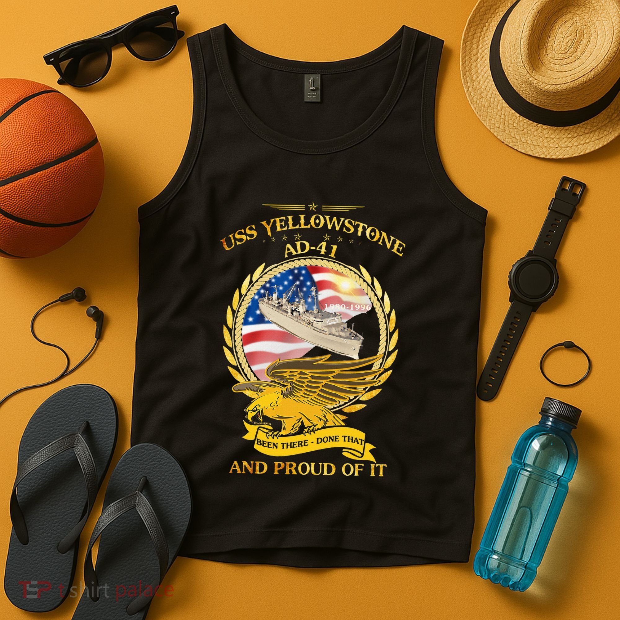 Uss Yellowstone (Ad41) 19801996 Tank Top