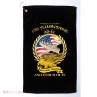 Uss Yellowstone (Ad41) 19801996 Golf Towel thumb 0
