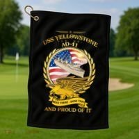 Uss Yellowstone (Ad41) 19801996 Golf Towel thumb 1