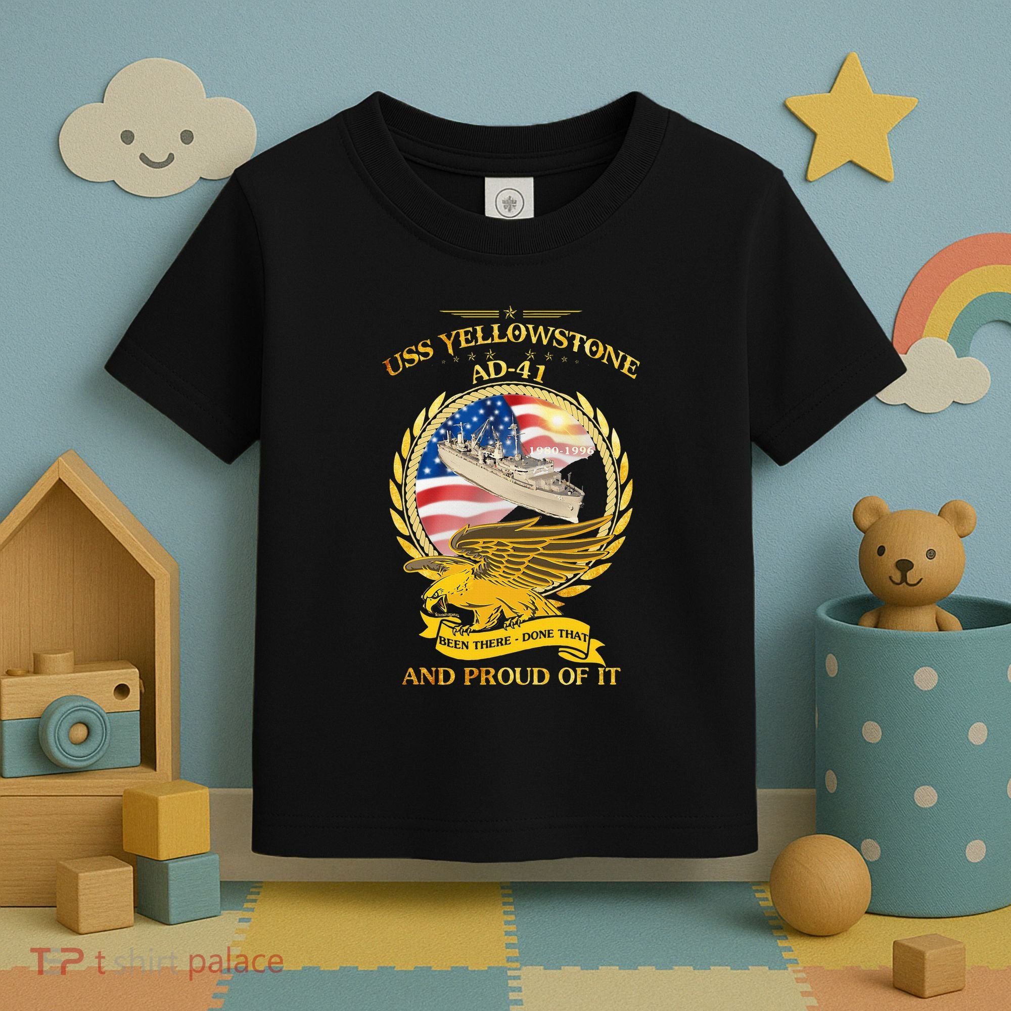 Uss Yellowstone (Ad41) 19801996 Toddler T-Shirt