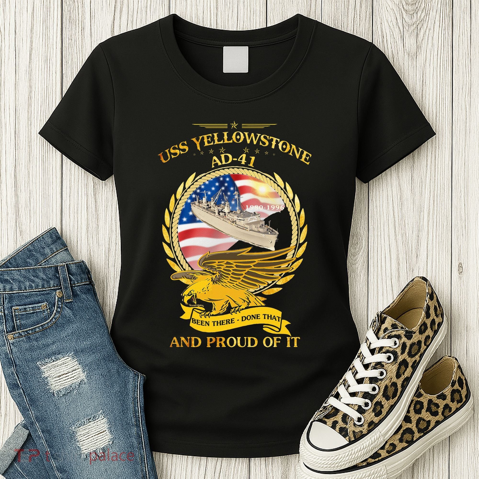 Uss Yellowstone (Ad41) 19801996 Women's T-Shirt