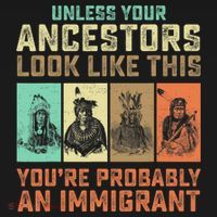 Unless Your Ancestors American YouRe Probably An Immigrant Sweatshirt thumb 3