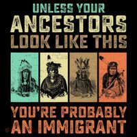 Unless Your Ancestors American YouRe Probably An Immigrant Women's Hoodie thumb 2
