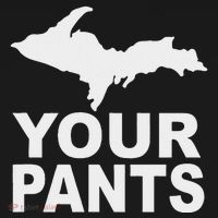 U.P. Your Pants Funny Yooper Humor Upper Peninsula Women's Hoodie thumb 2