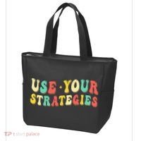 Use Your Strategies Test Day Testing Exam State Motivation Tote Bag thumb 3