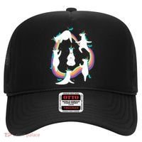 Unicorn Yoga Sun Salutation Poses Rainbow Meme Gift Hat thumb 0