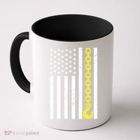 Usa Yellow Thin Line Hook Tow Truck American Driver Gift Coffee Mug thumb 0