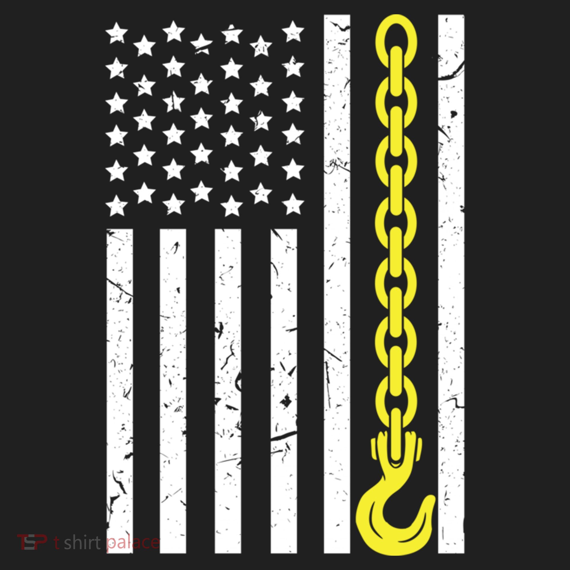 Usa Yellow Thin Line Hook Tow Truck American Driver Gift Beanie