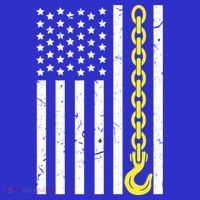 Usa Yellow Thin Line Hook Tow Truck American Driver Gift Polo thumb 2