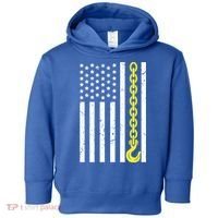 Usa Yellow Thin Line Hook Tow Truck American Driver Gift Toddler Hoodie thumb 0