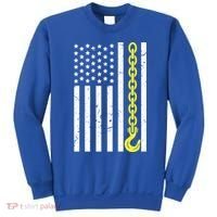Usa Yellow Thin Line Hook Tow Truck American Driver Great Gift Sweatshirt thumb 0