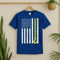 Usa Yellow Thin Line Hook Tow Truck American Driver Great Gift T-Shirt thumb 2