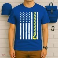 Usa Yellow Thin Line Hook Tow Truck American Driver Great Gift T-Shirt thumb 6