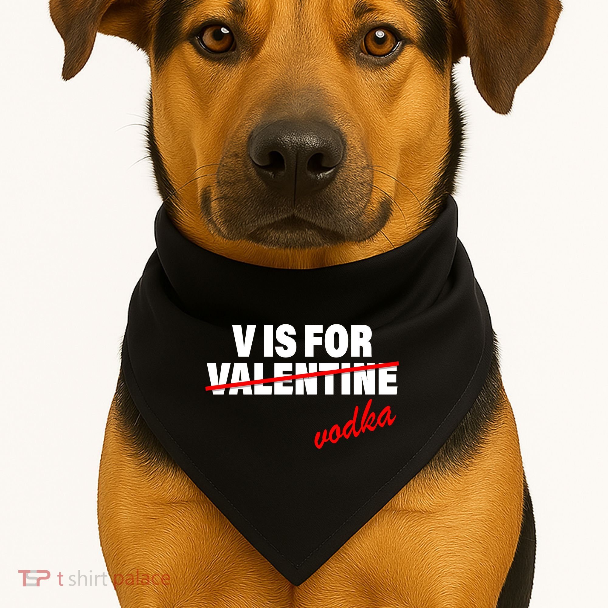 V Is For Val VODKA USA-Made Doggie Bandana